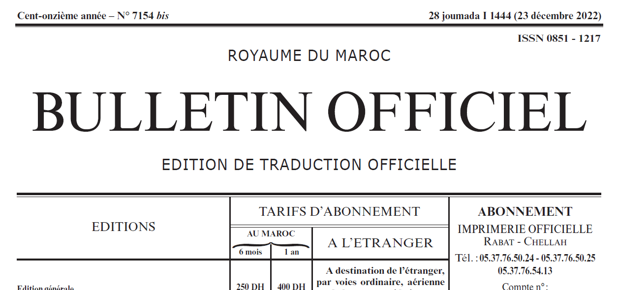 BO 7154 bis - Loi de finances 2023